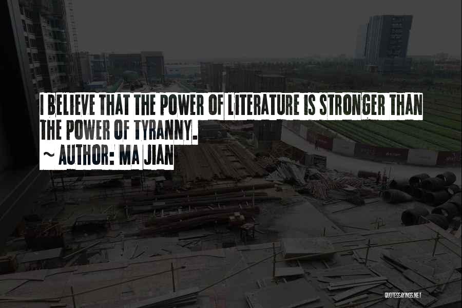 She's Stronger Than You Think Quotes By Ma Jian