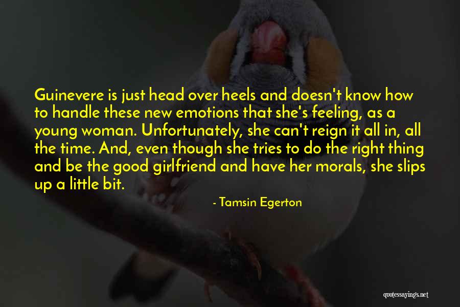 She's The Right Girl Quotes By Tamsin Egerton She's The Right Girl Quotes By Tamsin Egerton