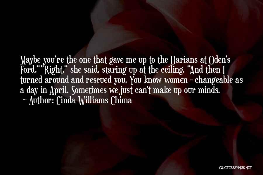 She's The Right One Quotes By Cinda Williams Chima