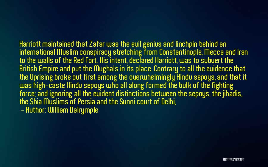 Shia Vs Sunni Quotes By William Dalrymple