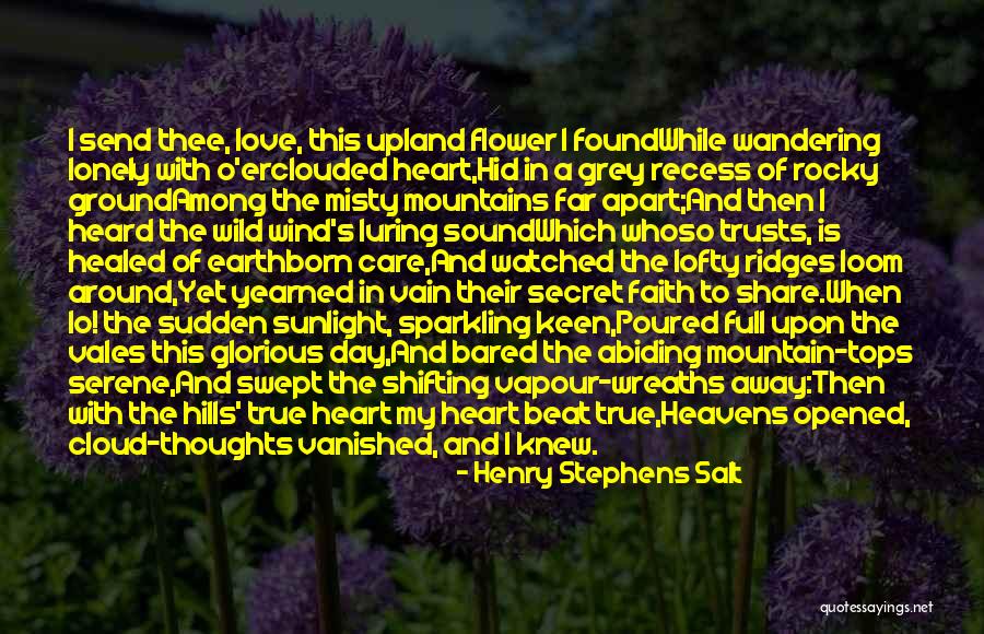 Shifting Heart Quotes By Henry Stephens Salt