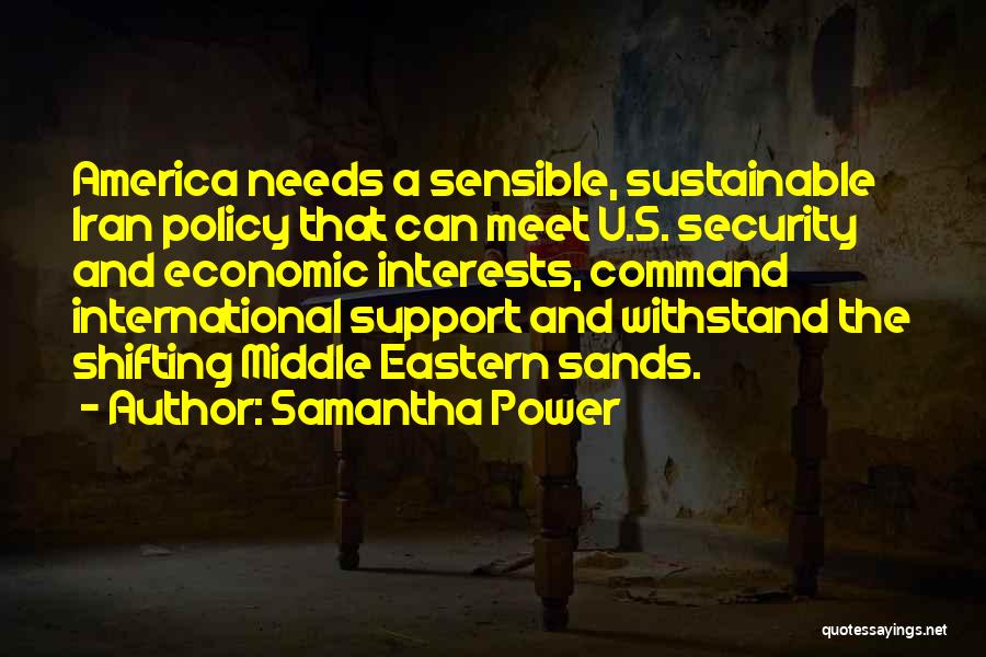 Shifting Sands Quotes By Samantha Power