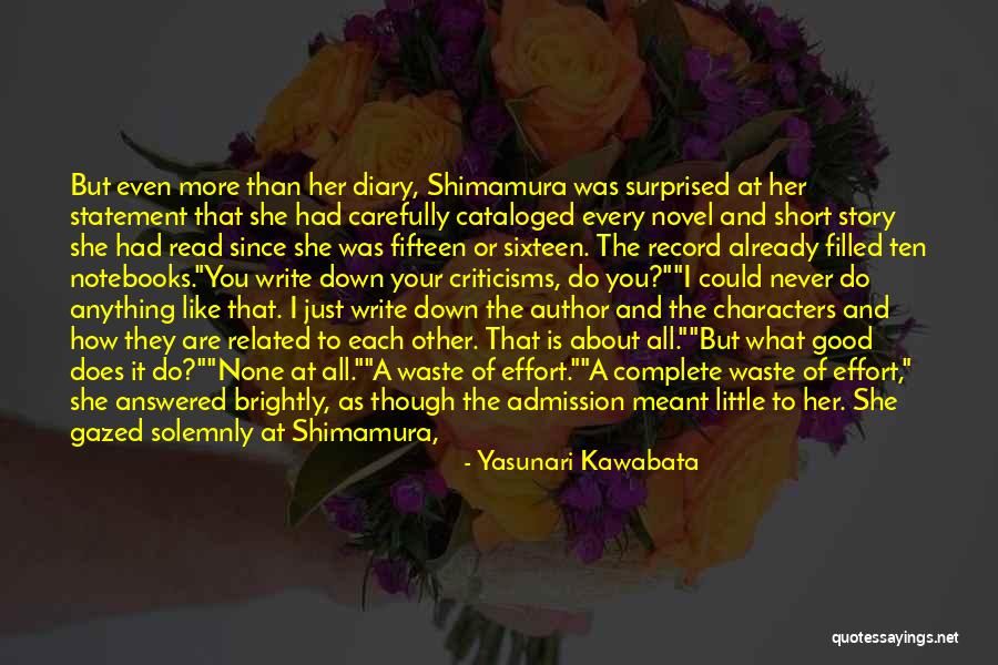 Shimamura Quotes By Yasunari Kawabata Shimamura Quotes By Yasunari Kawabata