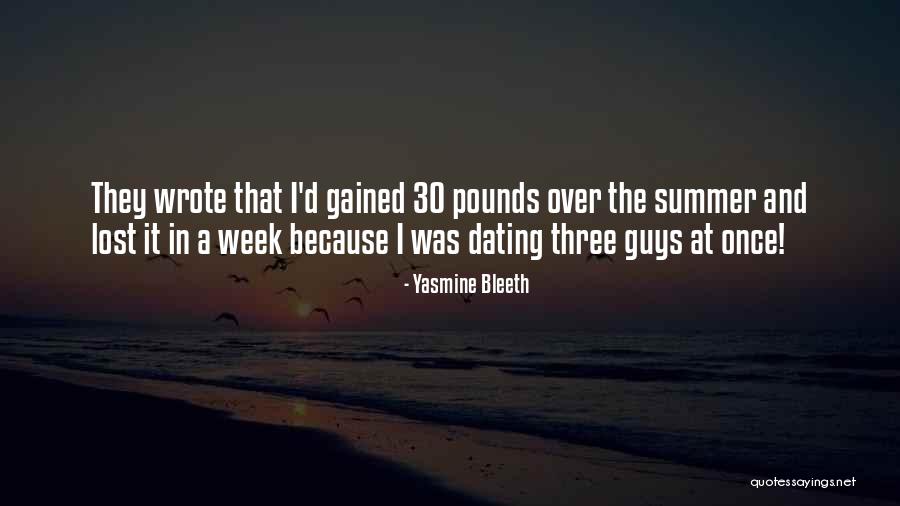 Shimishimia Quotes By Yasmine Bleeth Shimishimia Quotes By Yasmine Bleeth