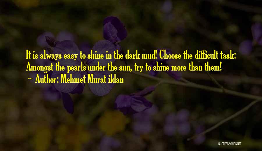 Shine In The Dark Quotes By Mehmet Murat Ildan