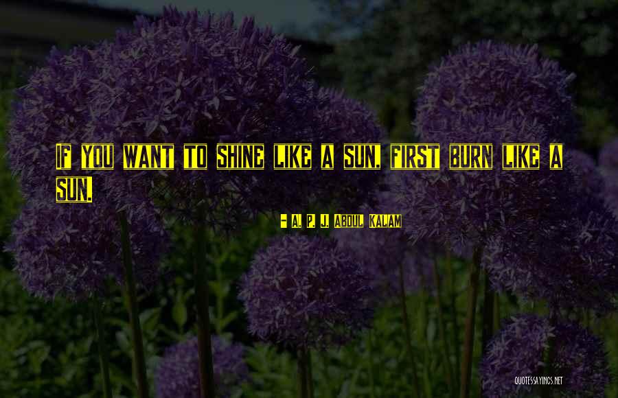 Shine Like A Sun Quotes By A. P. J. Abdul Kalam Shine Like A Sun Quotes By A. P. J. Abdul Kalam