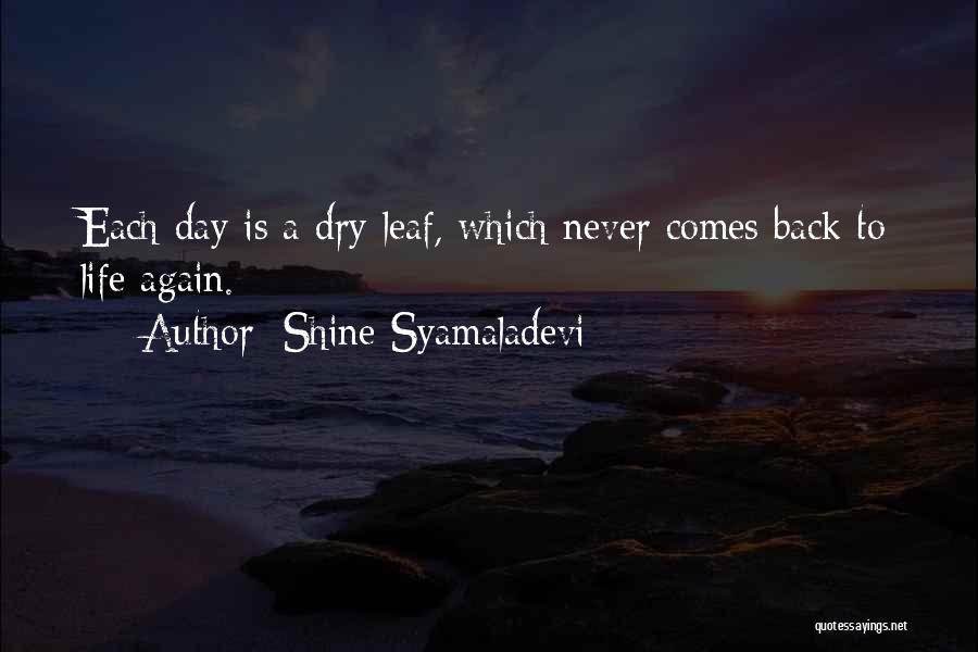 Shine Syamaladevi Quotes 841458