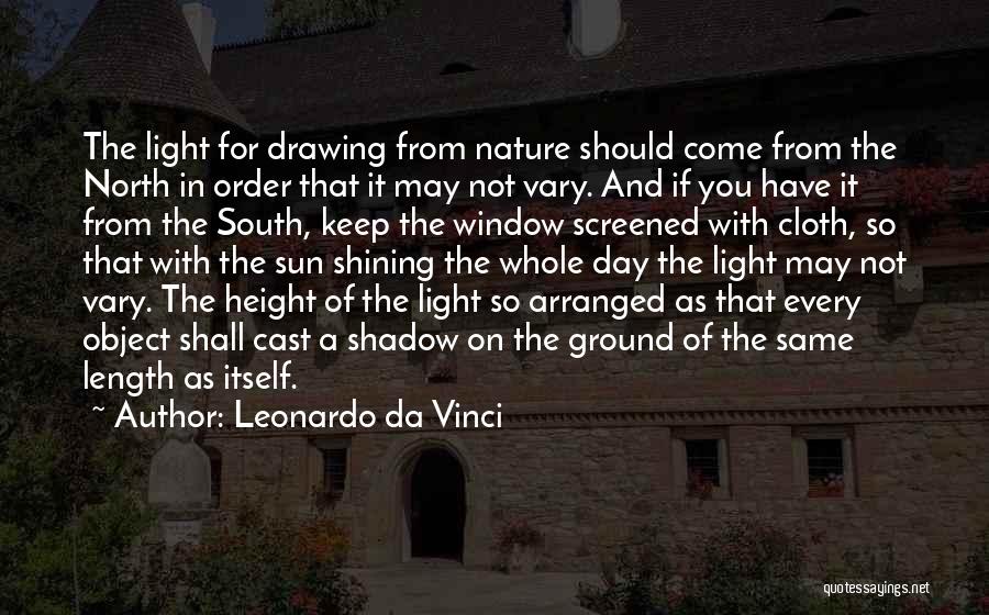 Shining Day Quotes By Leonardo Da Vinci