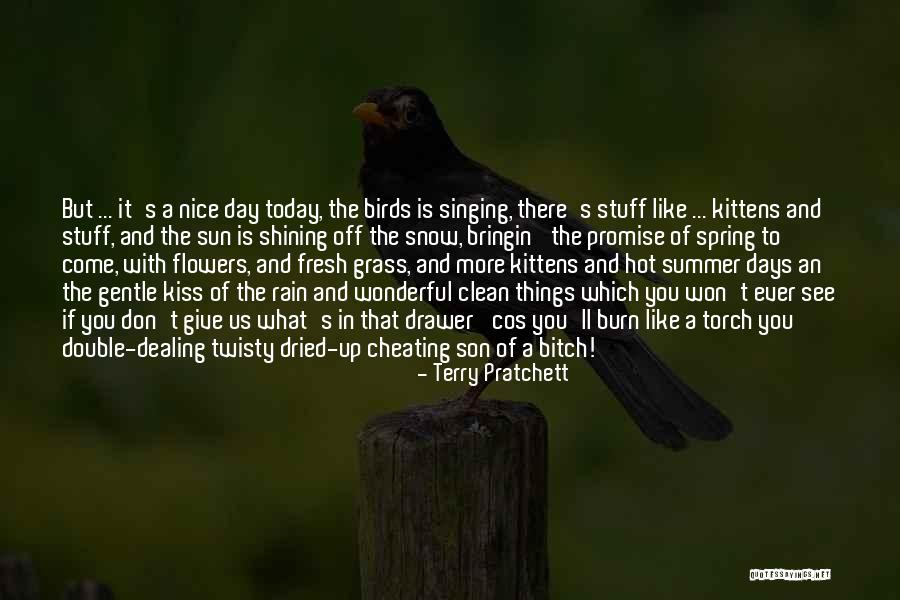 Shining Day Quotes By Terry Pratchett