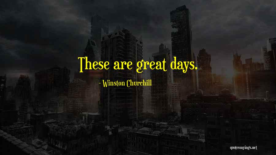 Shining Day Quotes By Winston Churchill