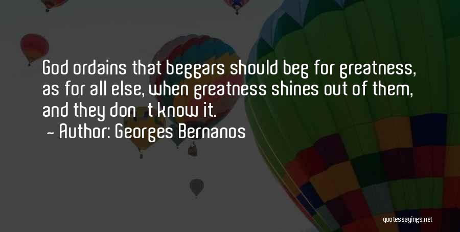 Shining For God Quotes By Georges Bernanos