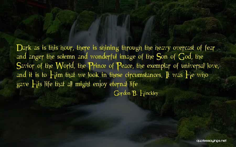 Shining In The Dark Quotes By Gordon B. Hinckley Shining In The Dark Quotes By Gordon B. Hinckley