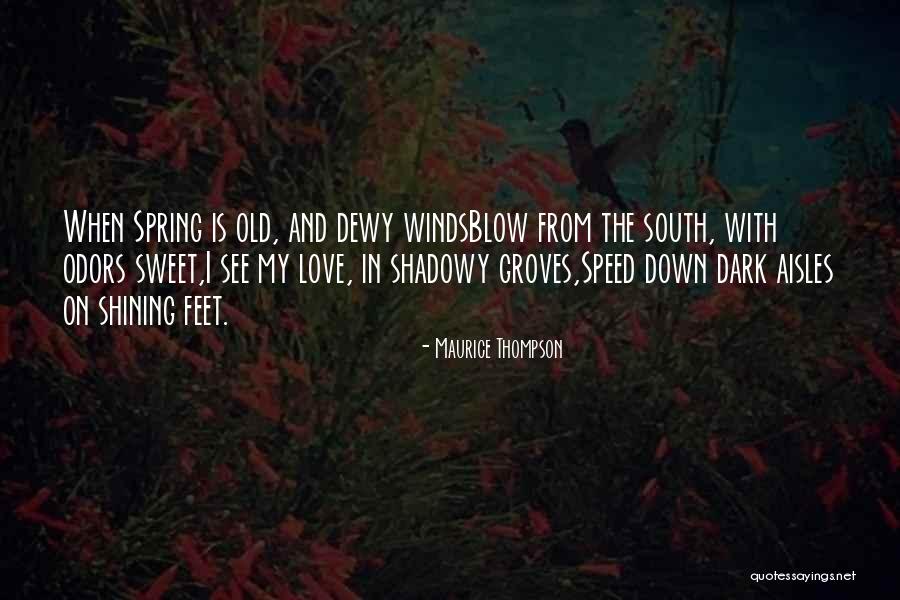 Shining In The Dark Quotes By Maurice Thompson Shining In The Dark Quotes By Maurice Thompson
