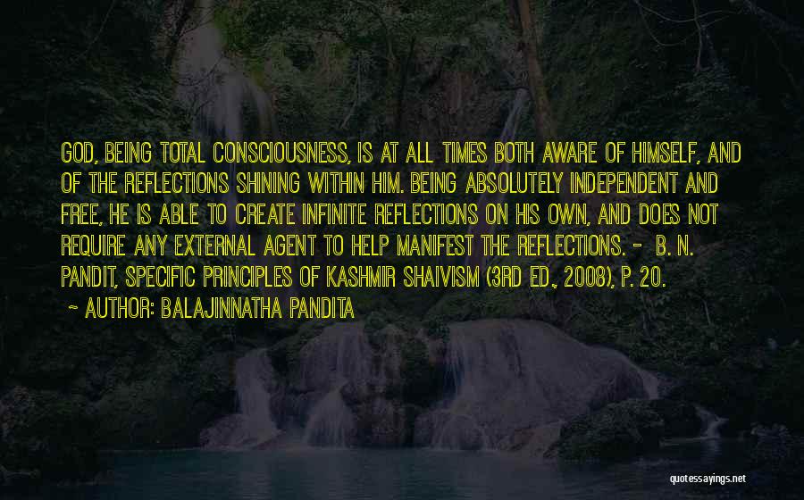 Shining Within Quotes By Balajinnatha Pandita