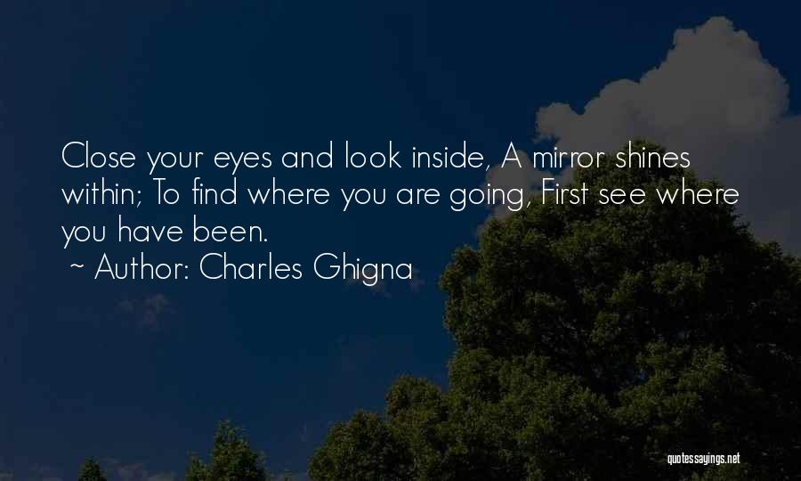 Shining Within Quotes By Charles Ghigna