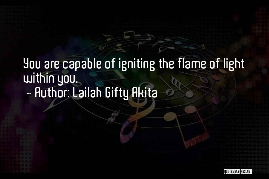 Shining Within Quotes By Lailah Gifty Akita