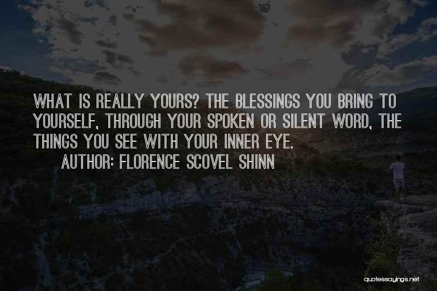 Shinn Quotes By Florence Scovel Shinn