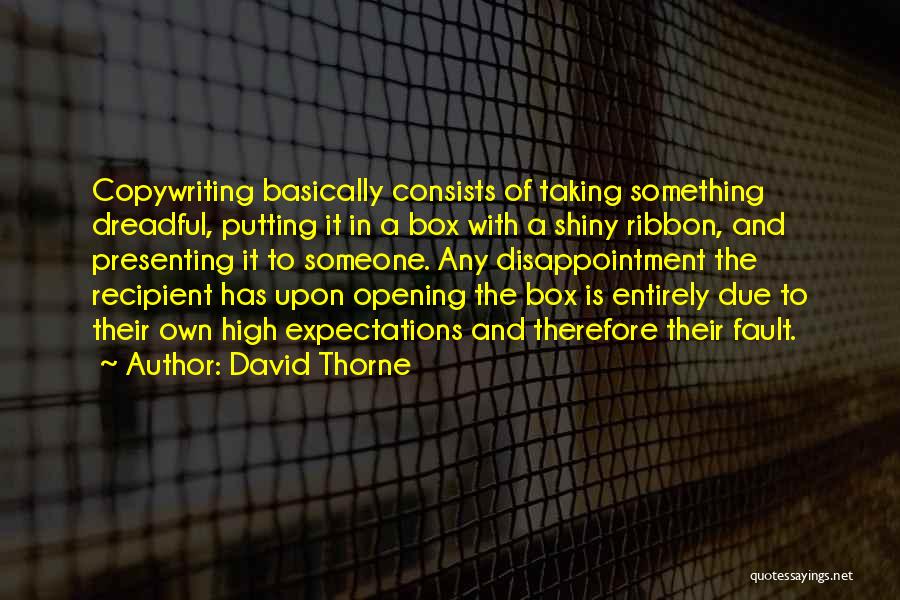 Shiny Quotes By David Thorne