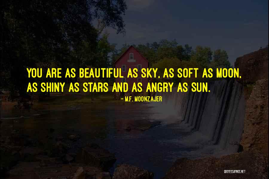 Shiny Stars Quotes By M.F. Moonzajer