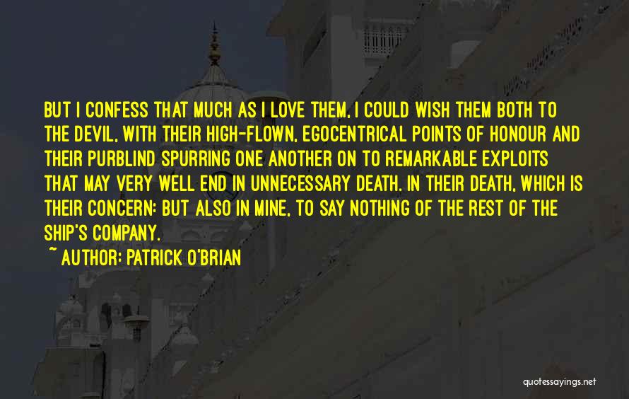 Ship Love Quotes By Patrick O'Brian