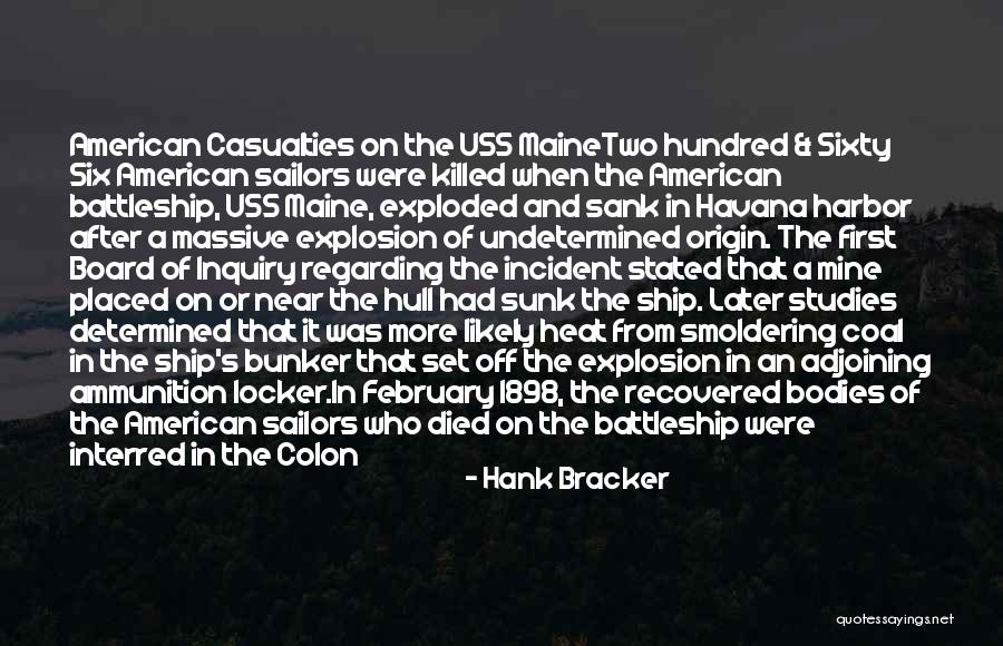 Ship Sailors Quotes By Hank Bracker