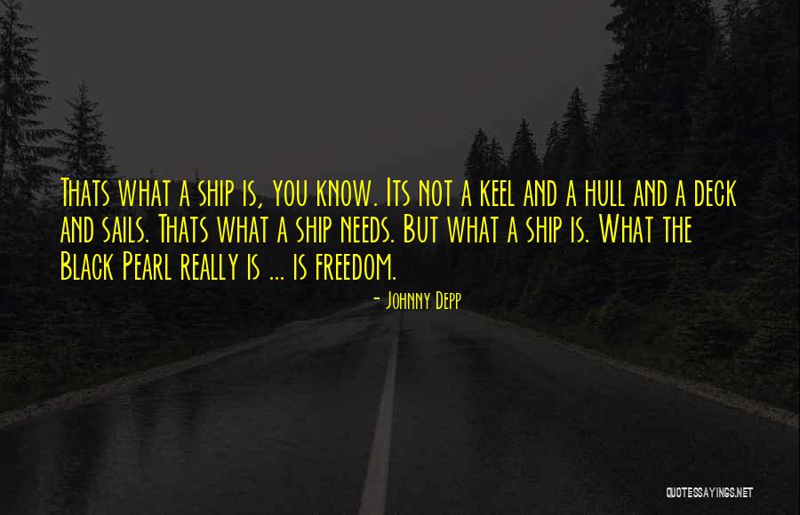 Ship Sails Quotes By Johnny Depp