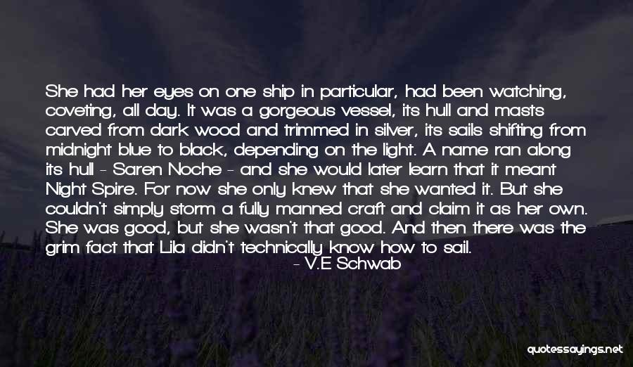 Ship Sails Quotes By V.E Schwab