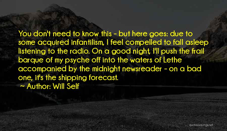 Shipping Forecast Quotes By Will Self