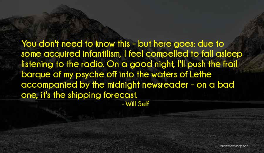 Shipping Forecast Quotes By Will Self