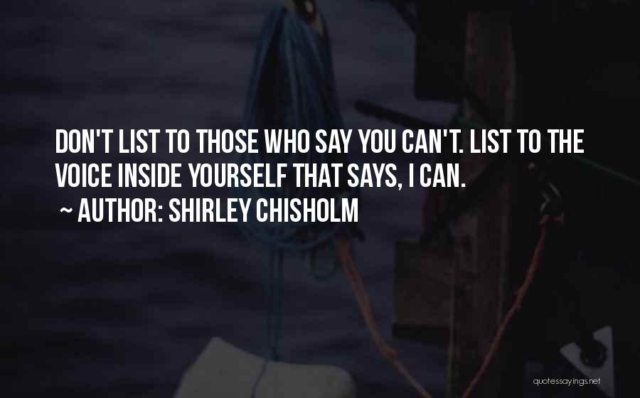 Shirley Chisholm Quotes 743552