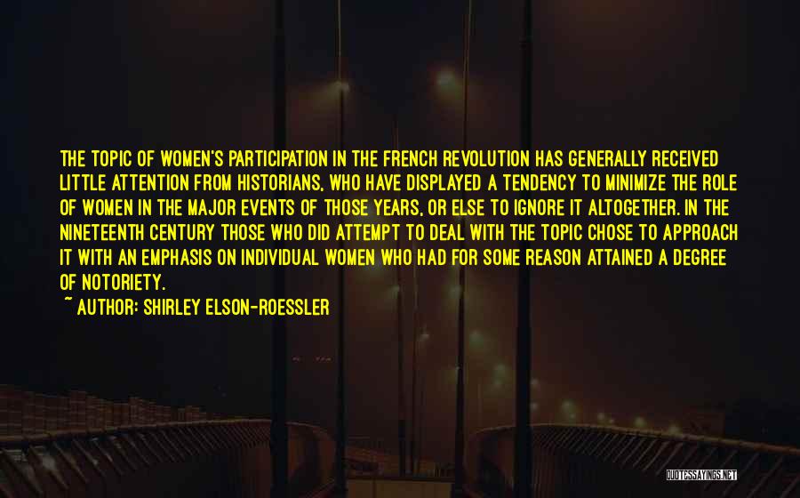 Shirley Elson-Roessler Quotes 624255