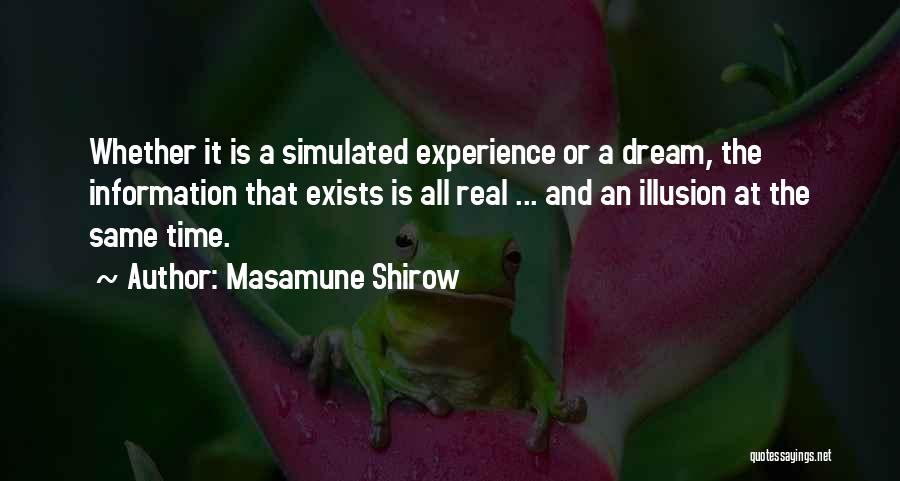 Shirow Masamune Quotes By Masamune Shirow