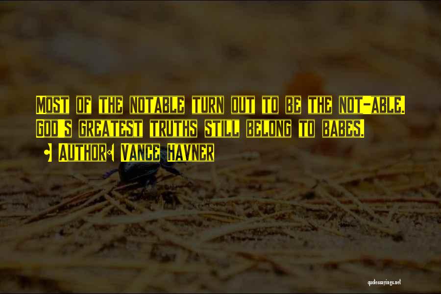 Shivarova Quotes By Vance Havner