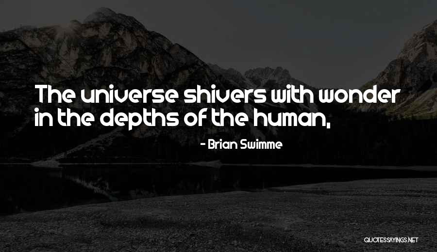 Shivers Quotes By Brian Swimme Shivers Quotes By Brian Swimme