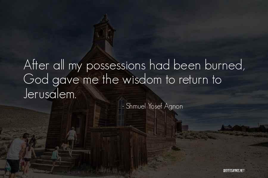 Shmuel Yosef Agnon Quotes 1477731