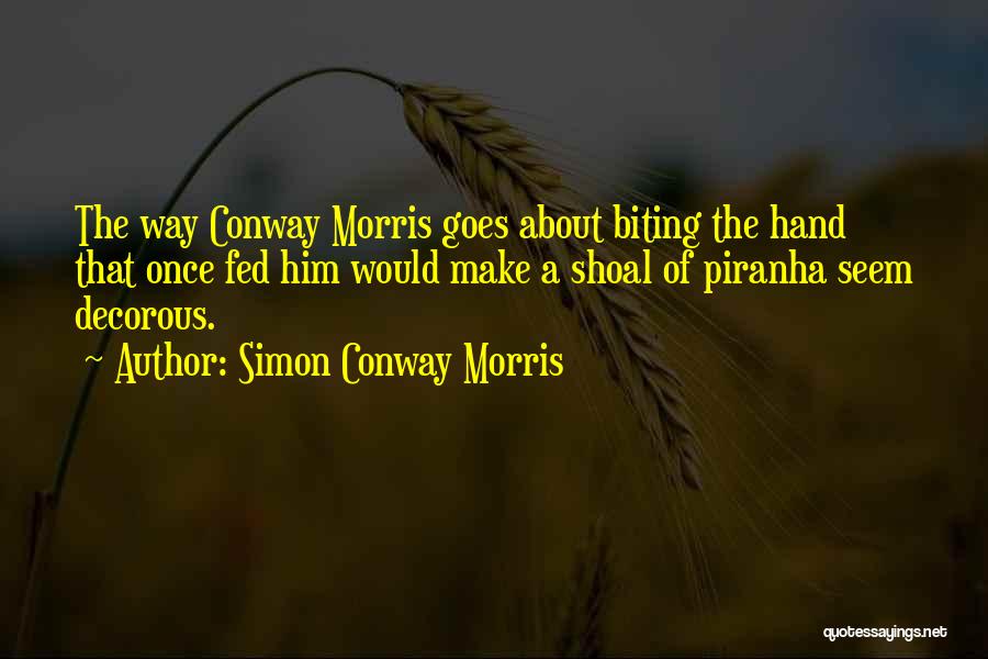 Shoal Quotes By Simon Conway Morris