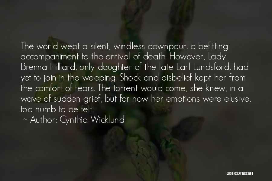 Shock Death Quotes By Cynthia Wicklund