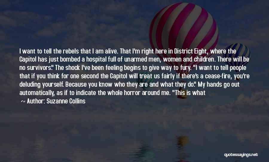 Shock Death Quotes By Suzanne Collins