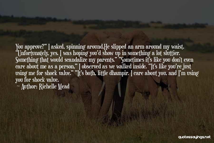 Shock Value Quotes By Richelle Mead