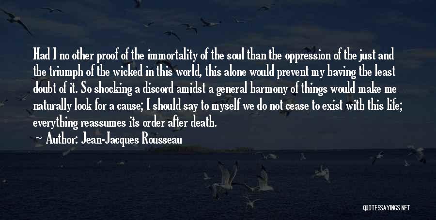Shocking Death Quotes By Jean-Jacques Rousseau
