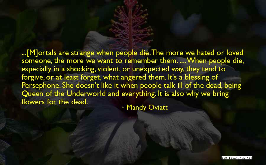 Shocking Death Quotes By Mandy Oviatt