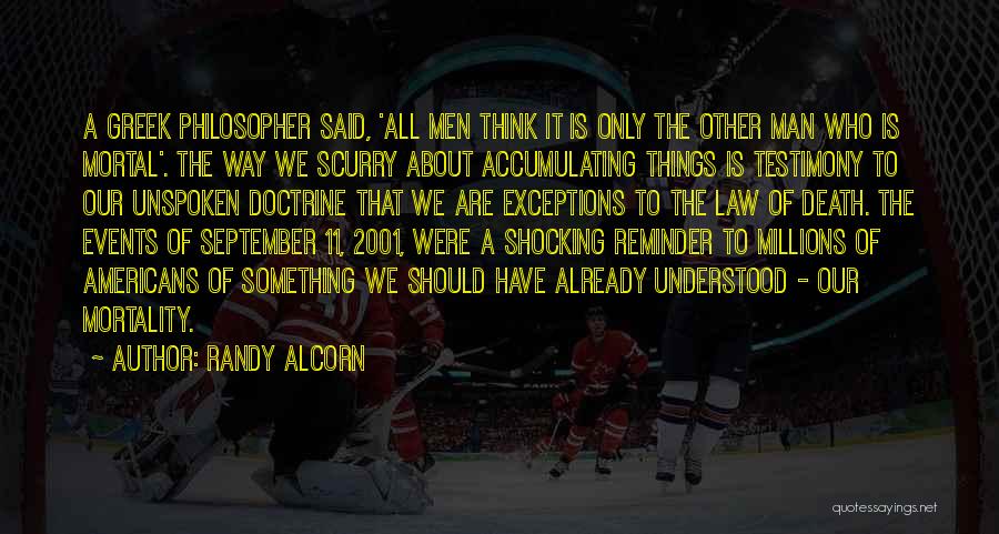 Shocking Death Quotes By Randy Alcorn
