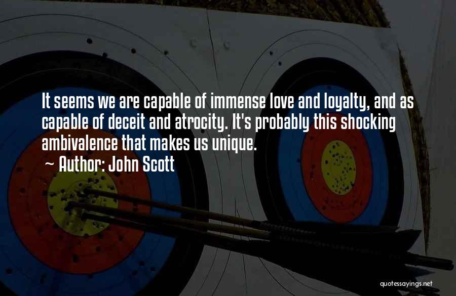 Shocking Love Quotes By John Scott