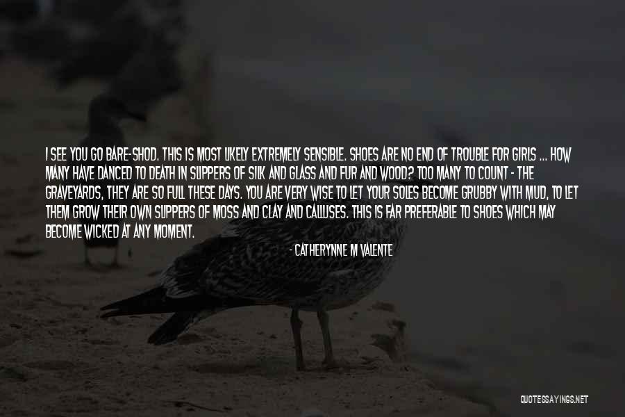 Shoes And Slippers Quotes By Catherynne M Valente Shoes And Slippers Quotes By Catherynne M Valente