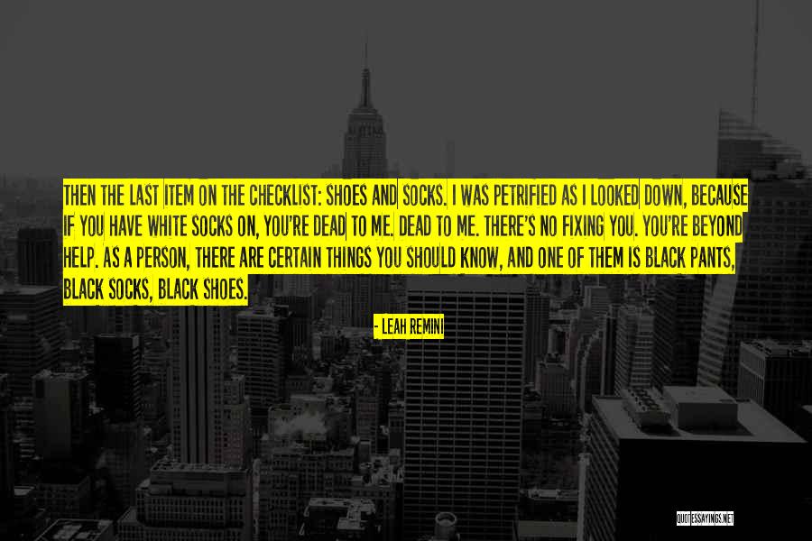 Shoes And Socks Quotes By Leah Remini Shoes And Socks Quotes By Leah Remini