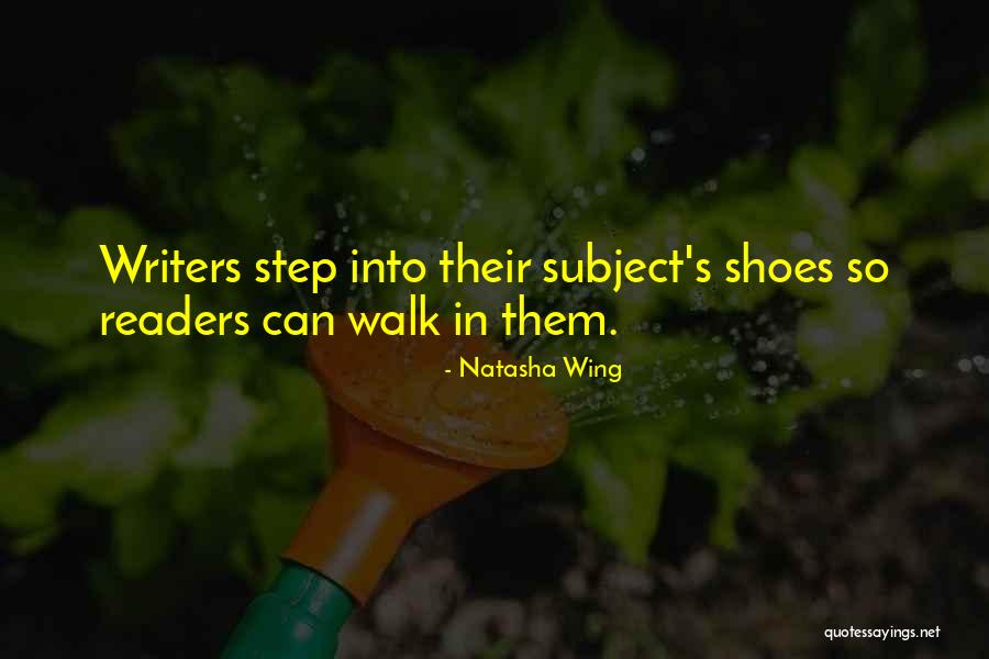 Shoes Inspirational Quotes By Natasha Wing