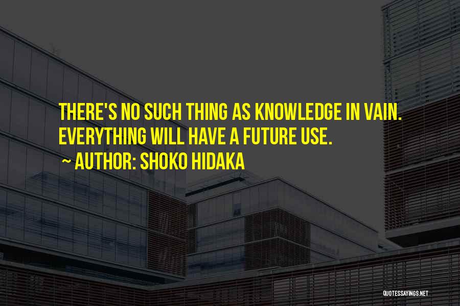 Shoko Hidaka Quotes 401944