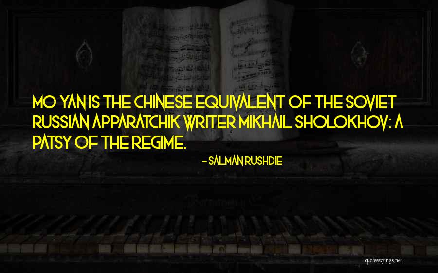Sholokhov Mikhail Quotes By Salman Rushdie Sholokhov Mikhail Quotes By Salman Rushdie