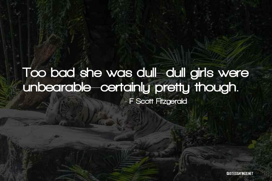 Sholpan Jacob Quotes By F Scott Fitzgerald