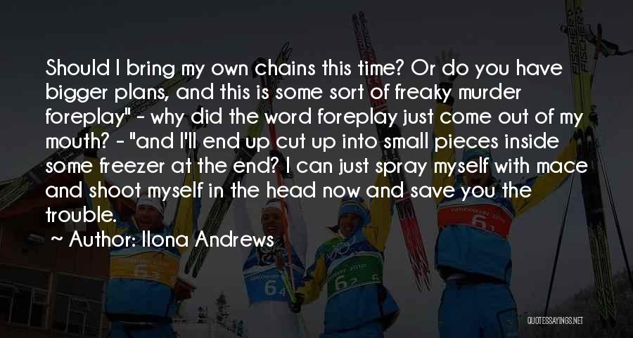 Shoot Myself Quotes By Ilona Andrews